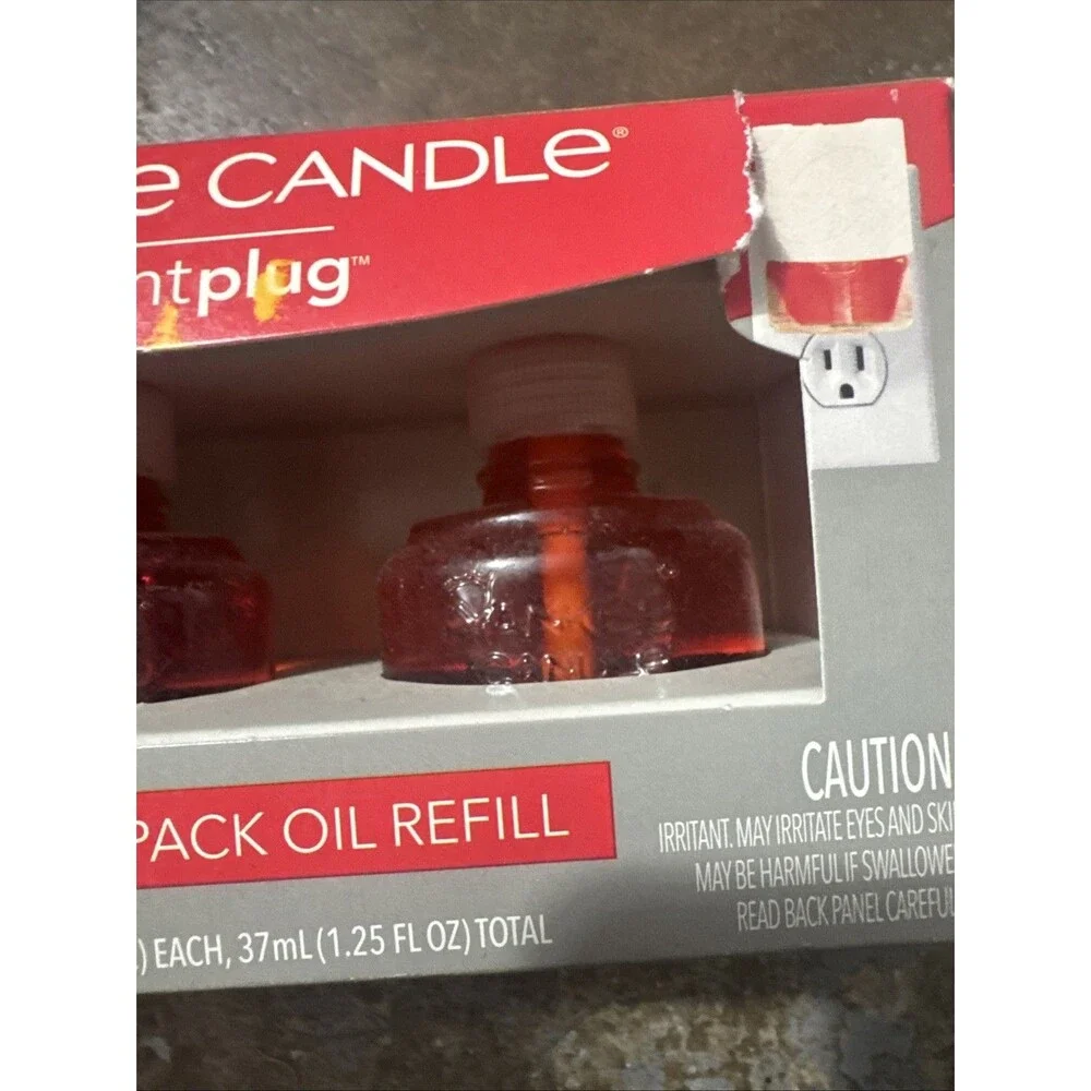 Yankee Candle Macintosh Scentplug Scent Plug Refills Set Of 2 New